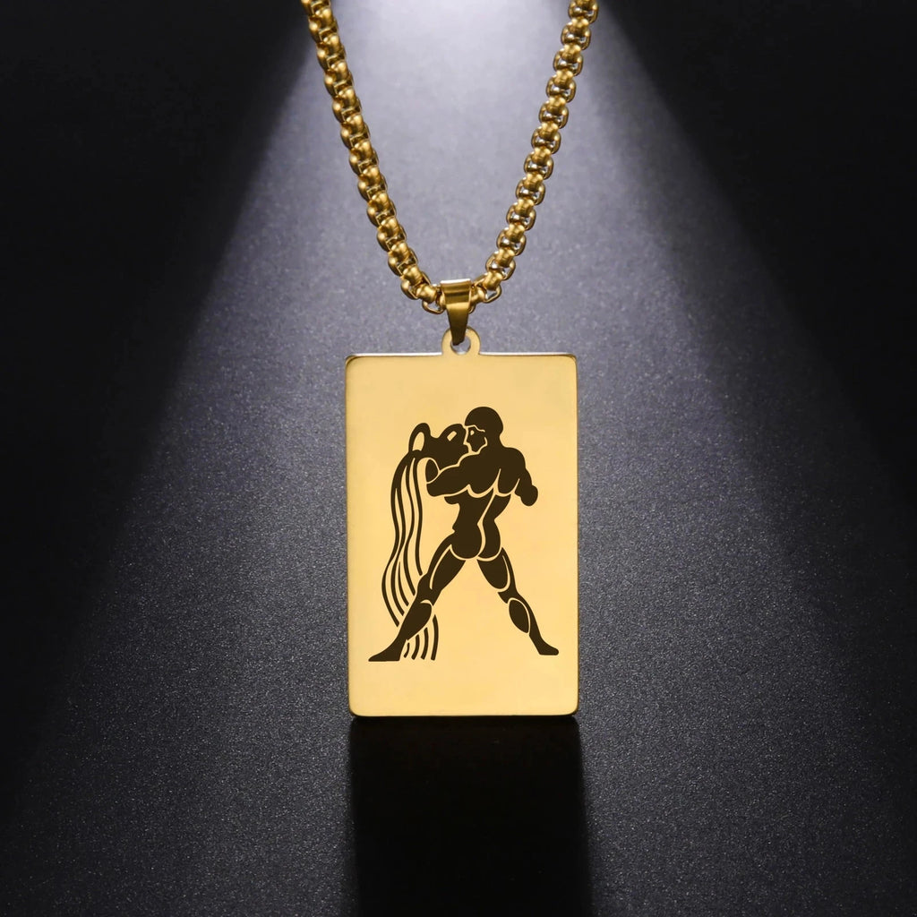 Halskette mit elegantem Anhänger astrologisches Sternzeichen