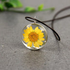 Halskette mit Anhänger aus mundgeblasenem Glas Baum des Lebens