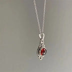 Halskette mit Vintage Ethnischem Anhänger für Damen