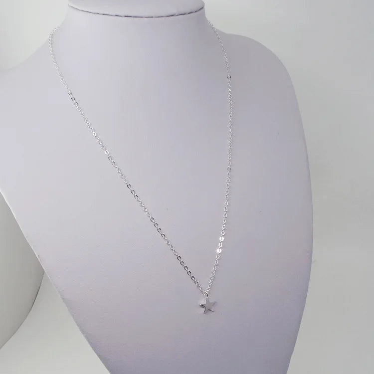 Halskette mit Sternanhänger Silber