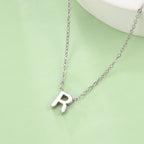 Halskette mit Initialenanhänger - Buchstabe 