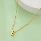 Halskette mit Initialenanhänger - Buchstabe 
