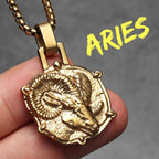 Halskette mit Sternzeichen-Anhänger