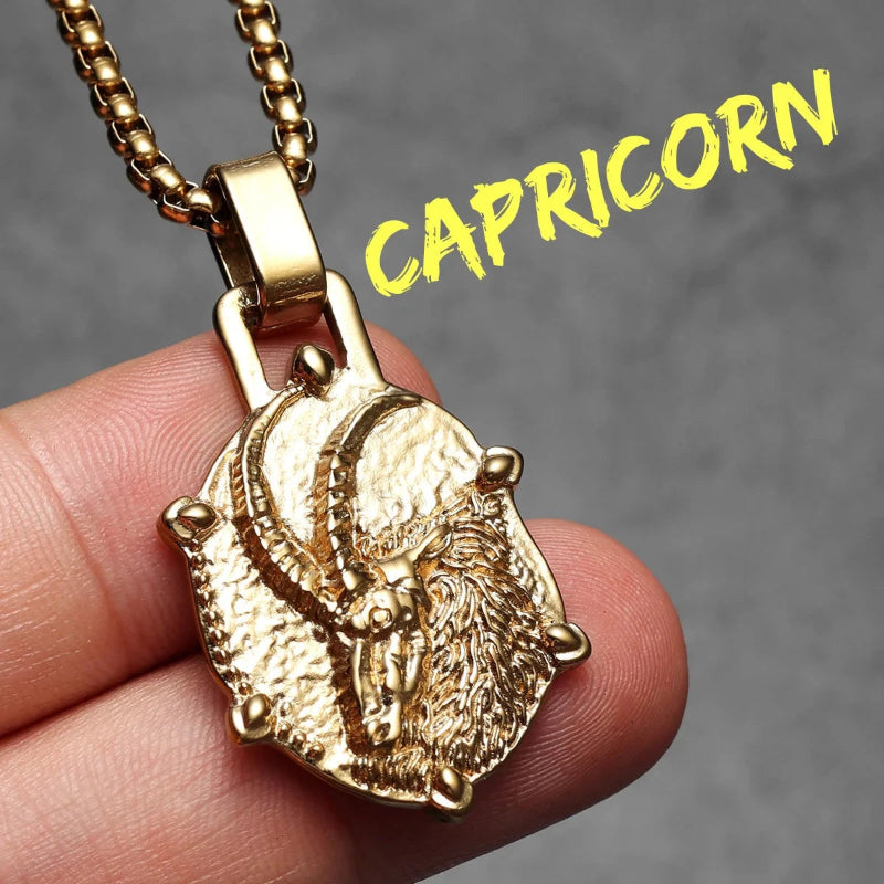 Halskette mit Sternzeichen-Anhänger