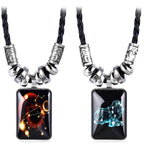 Halskette mit Sternzeichen-Anhänger für Herren