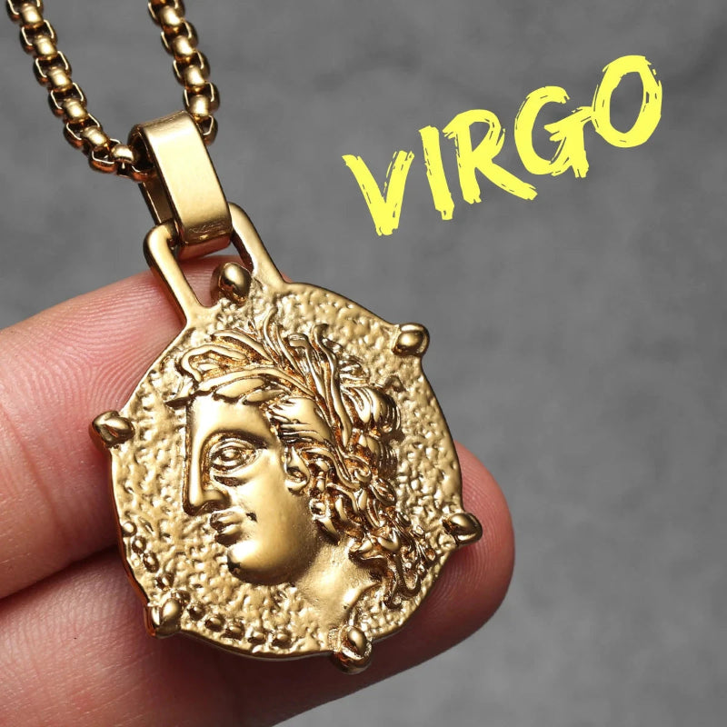 Halskette mit Sternzeichen-Anhänger