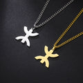 Halskette mit arabischem, symbolischem Berber-Anhänger "yaz" für Damen in Gold