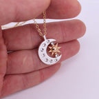 Mondkette Damenanhänger