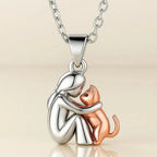 Liebeshalsband Kuschelkater und Herrchen 