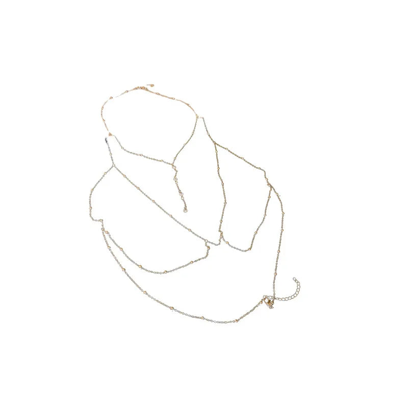 Damen-Halskette für das Dekolleté mit Kette