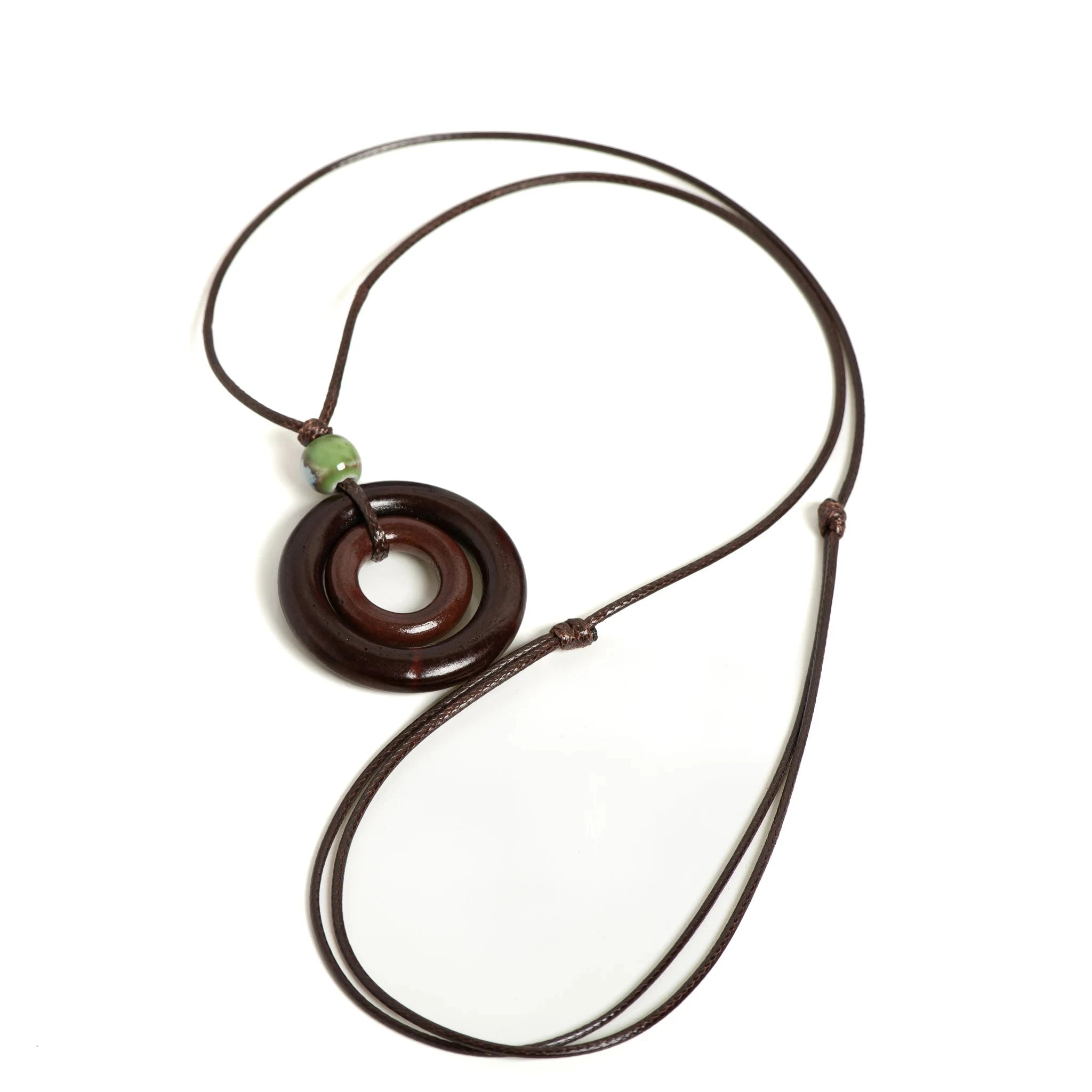 Kettenhalsband mit rundem Anhänger für Damen