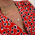 Y-Halskette - Stern-Dekolleté-Kette für Damen Gold