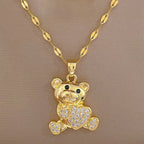 Goldener Bärenhalsband