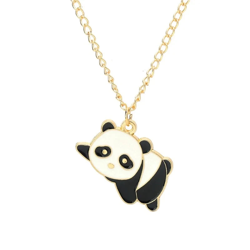 Panda Halskette Gold B