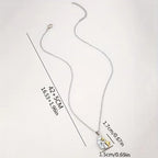 Halskette Anhänger Umarmung Hund und Herrchen 