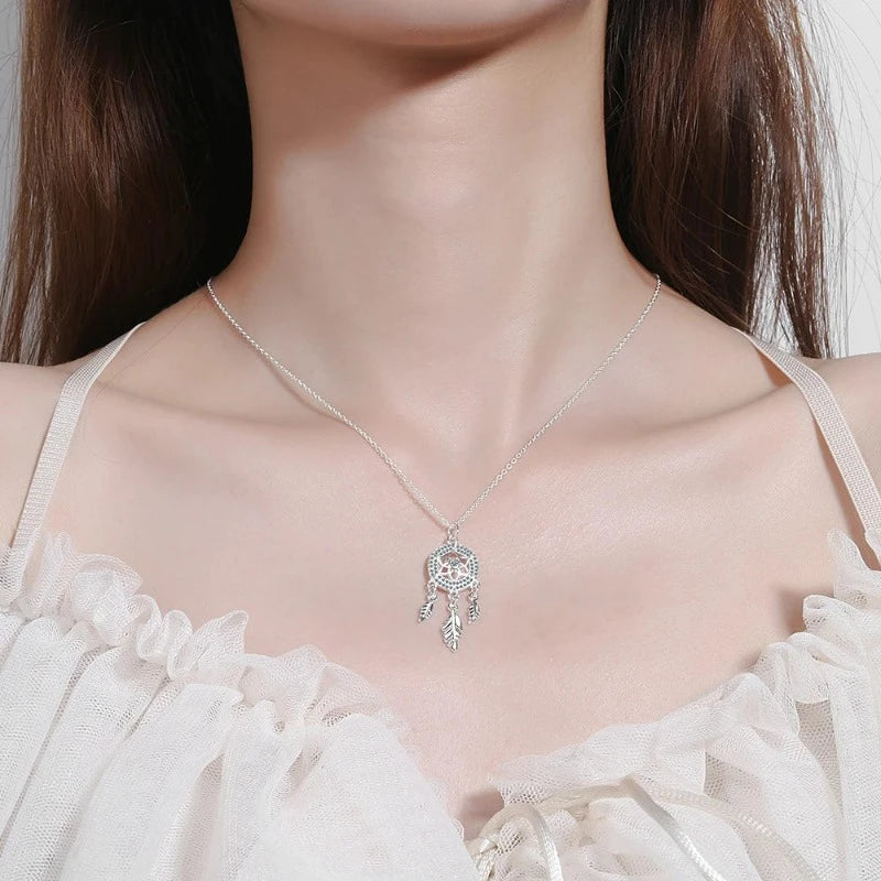 Traumfänger-Anhänger-Halskette