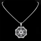Metatron Würfel Anhänger Halskette für Herren oder Damen