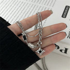 Halskette Anhänger Stern mit Zirkonstein