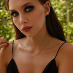 Halskette Anhänger Frau Dreifachmond Hexerei Wicca