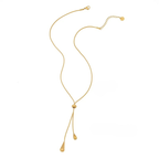 Halskette Anhänger Feine Wassertropfen