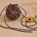 Wasserfall-Anhänger-Halskette im Boho-Stil Gold