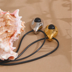 Wasserfall-Anhänger-Halskette im Boho-Stil Silber