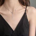 Halskette Anhänger Mond Stern Gestirne Damen 