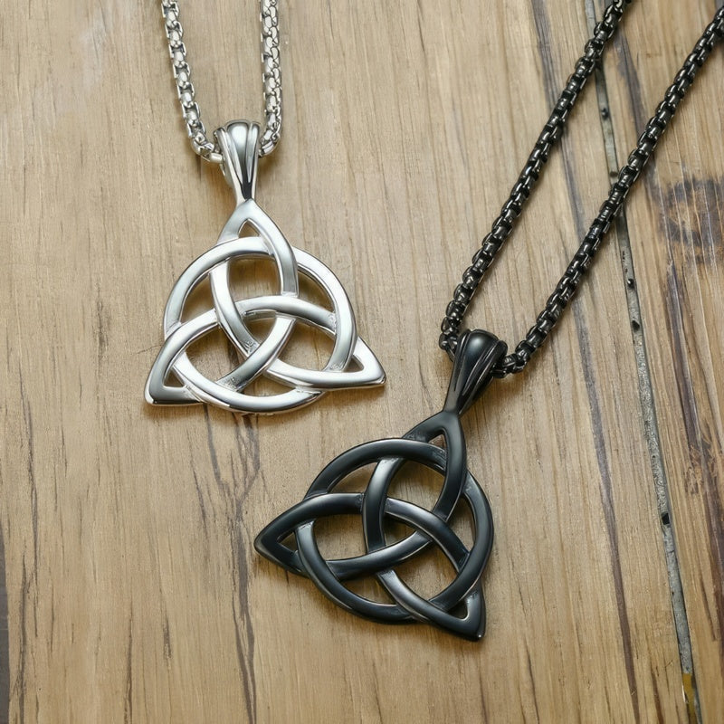Anhänger Halskette Trinity-Knoten - Triquetra 