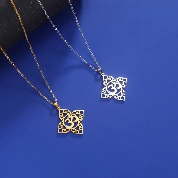 Halskette Anhänger Om Buddhismus