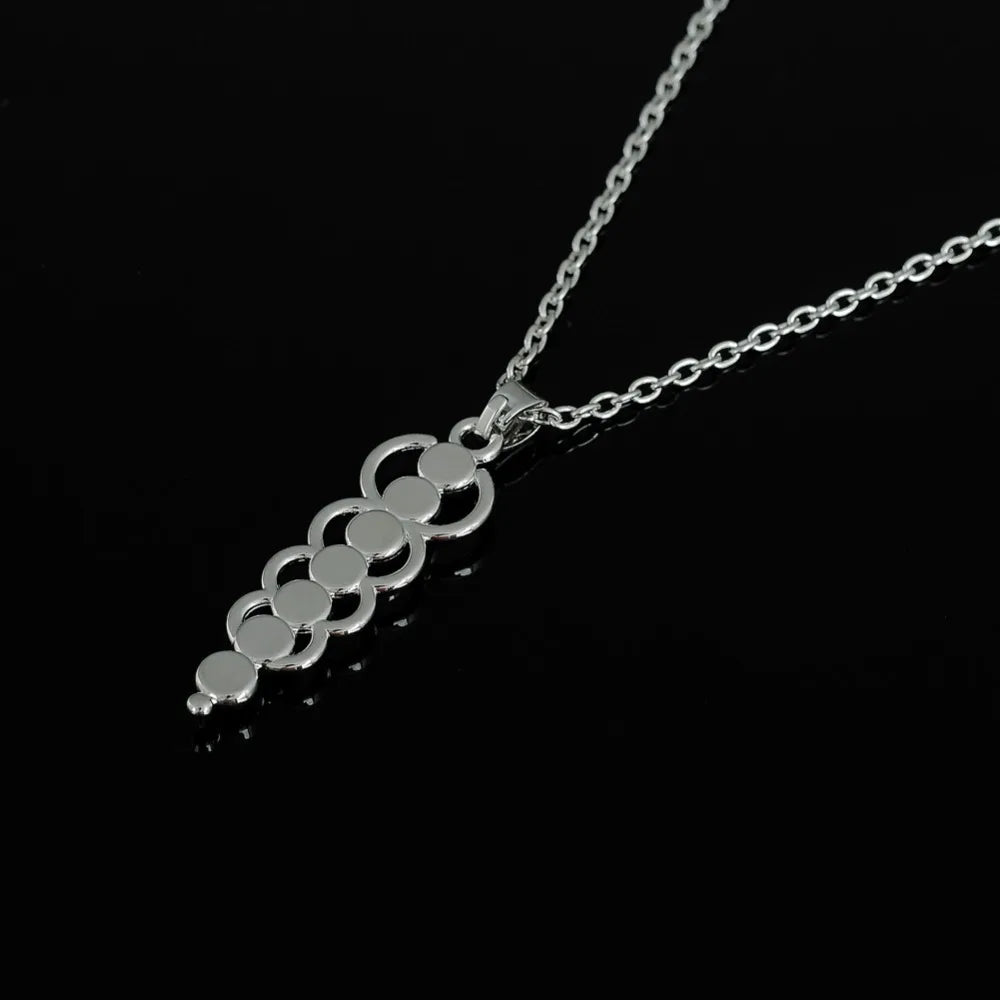 Halskette Anhänger Steine 7 Chakren Damen