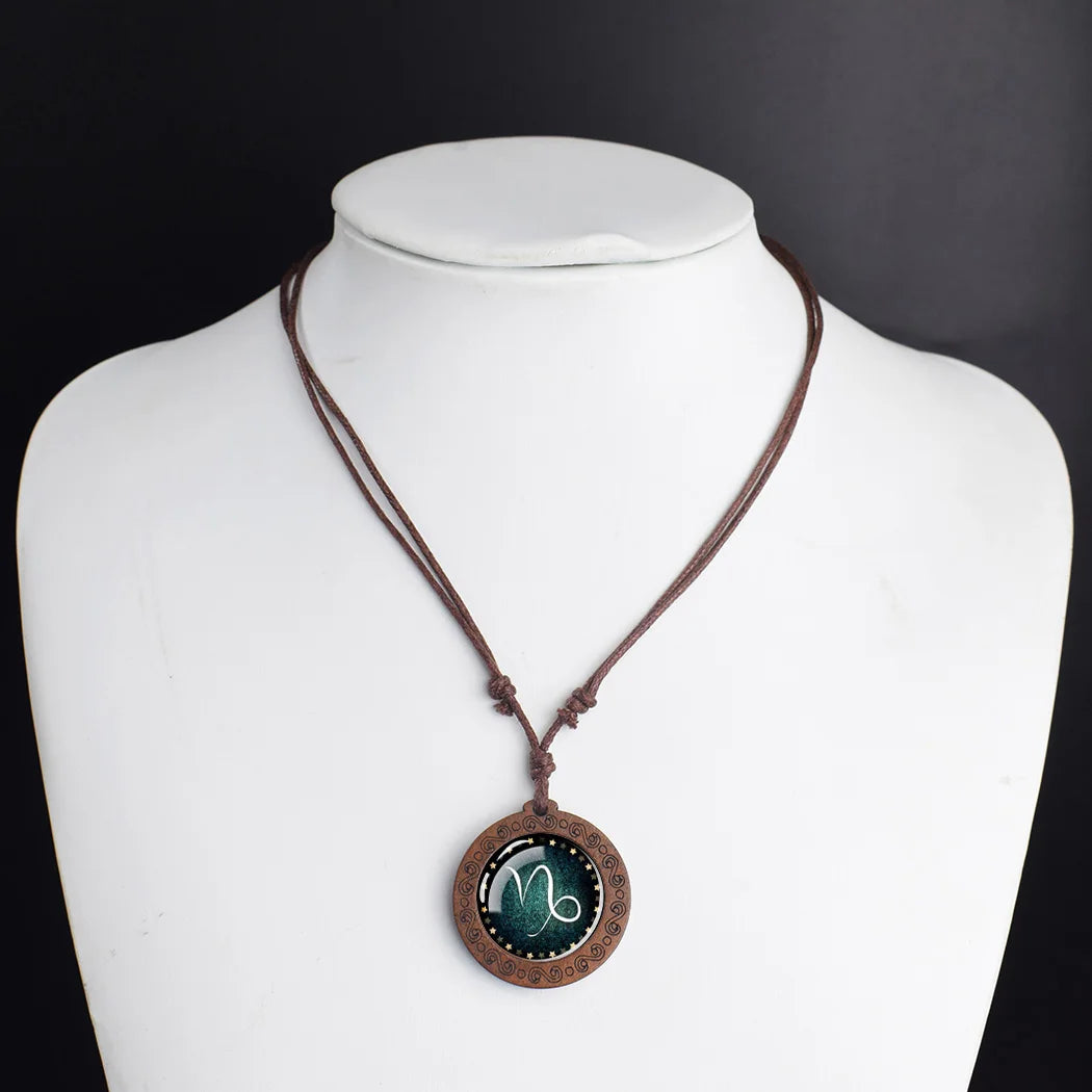 Halskette Anhänger Sternzeichen 12 Sternbilder Steinbock