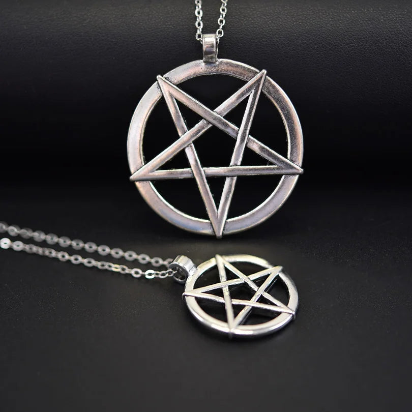 Hexen Wicca Pentagramm Anhänger Halskette