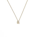 Damen-Choker mit minimalistischem Anhänger Initiale a