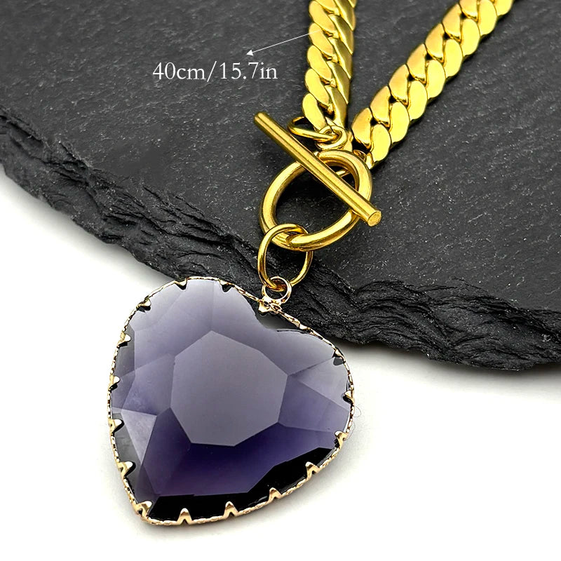 Choker mit Herzanhänger 8