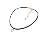 Halskette Choker für Frauen Sternanhänger 2
