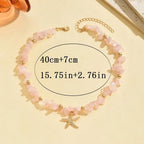 Choker-Halskette mit Muschel und Seestern