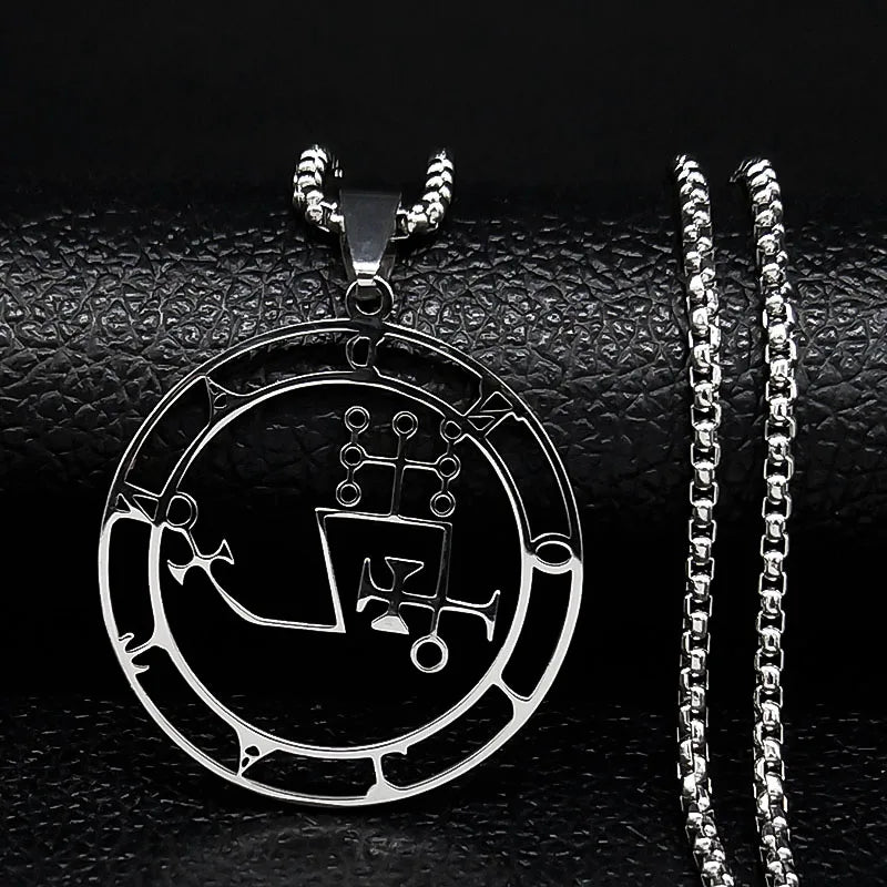 Satanische Halskette Anhänger Dämonischer Geist Dantalion