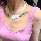 Halskette aus Muscheln mit Perlmutt, Choker-Stil 1