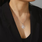 Kette mit Adlerkopf-Anhänger aus Silber