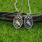Wikingerkette mit Odin-Raben-Anhänger Typ 2