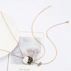 Halsketten für Paare Anhänger süße Katzen Gold