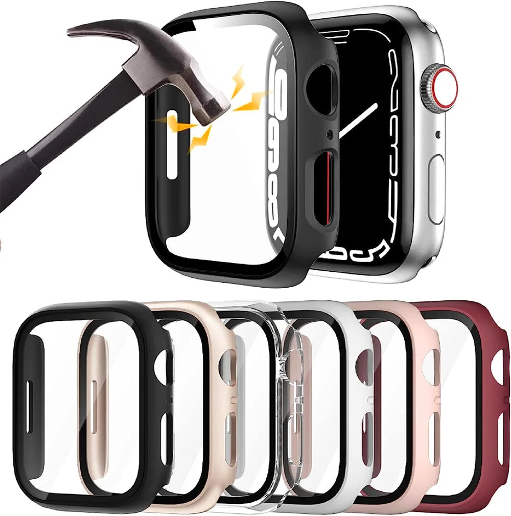 Gehärtetes Glas Schutzgehäuse für Apple Watch 