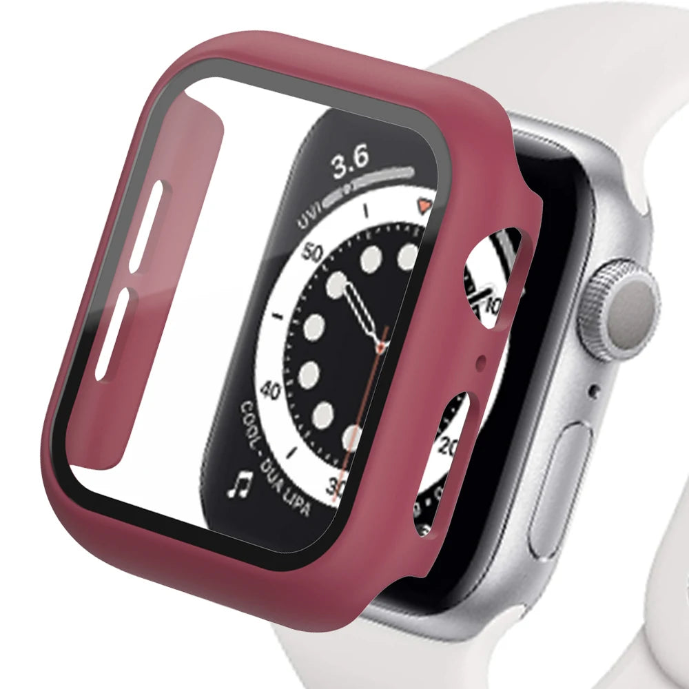 Gehärtetes Glas Schutzgehäuse für Apple Watch 