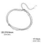 Doppelarmband mit Engelsflügeln