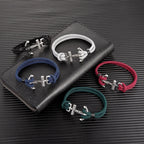 Doppelanker-Armband für Herren