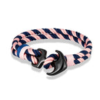 Doppelanker-Armband rosa