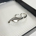 Ring Lilienblatt Silber