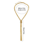 Lange Kette von Dekolleté 