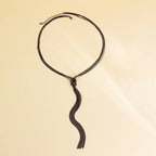 Lange Kette von Dekolleté 