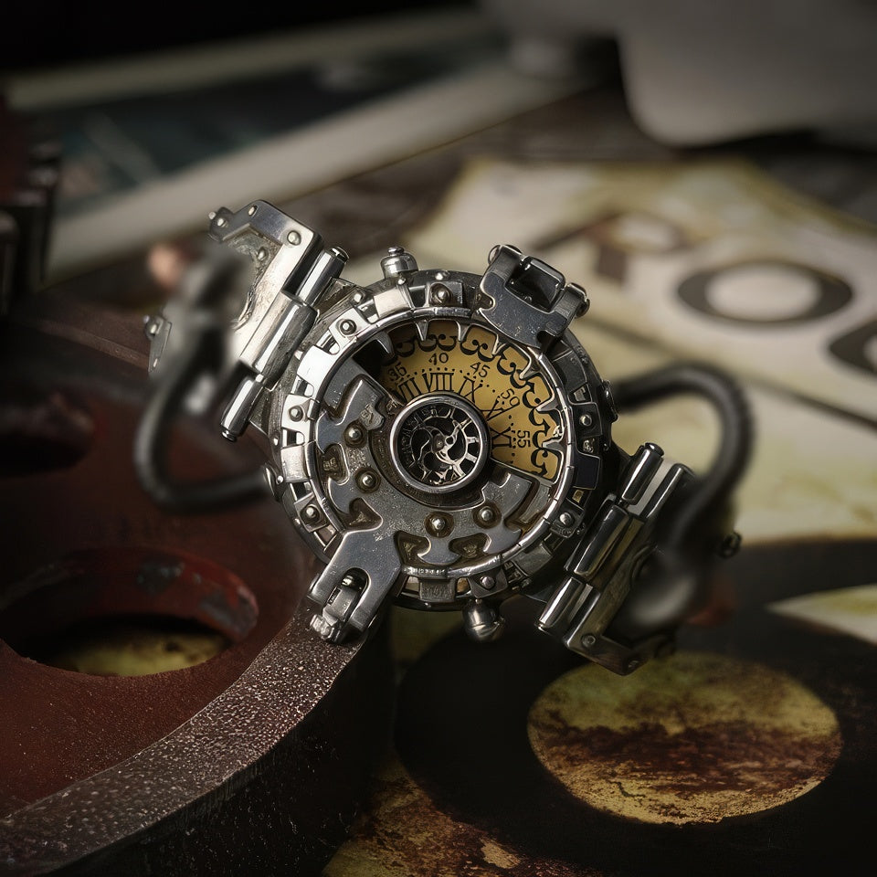 Steampunk-Uhr 